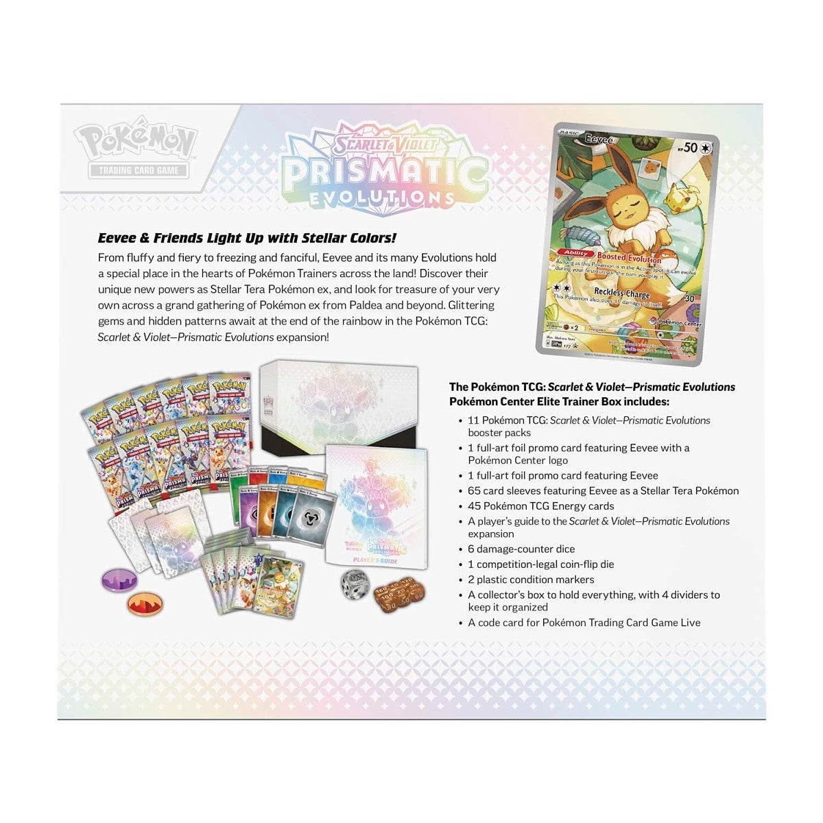 Pokemon TCG: Prismatic Evolutions - Pokemon Center [Elite Trainer Box]