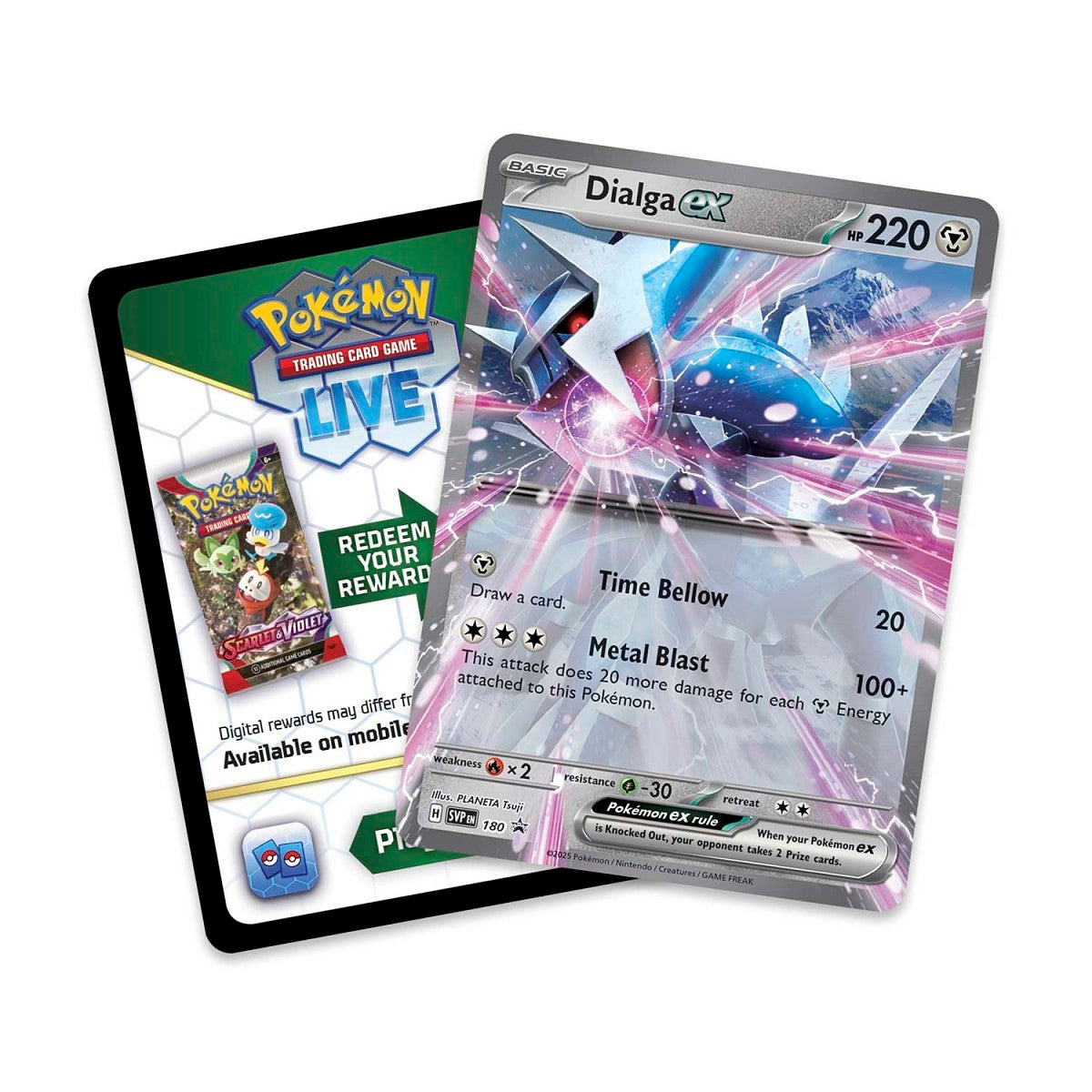 Pokemon English - Azure Legends Tin [Dialga ex]
