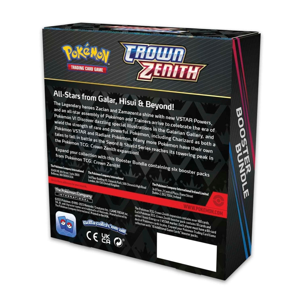 Pokemon English - Crown Zenith - Booster Bundle