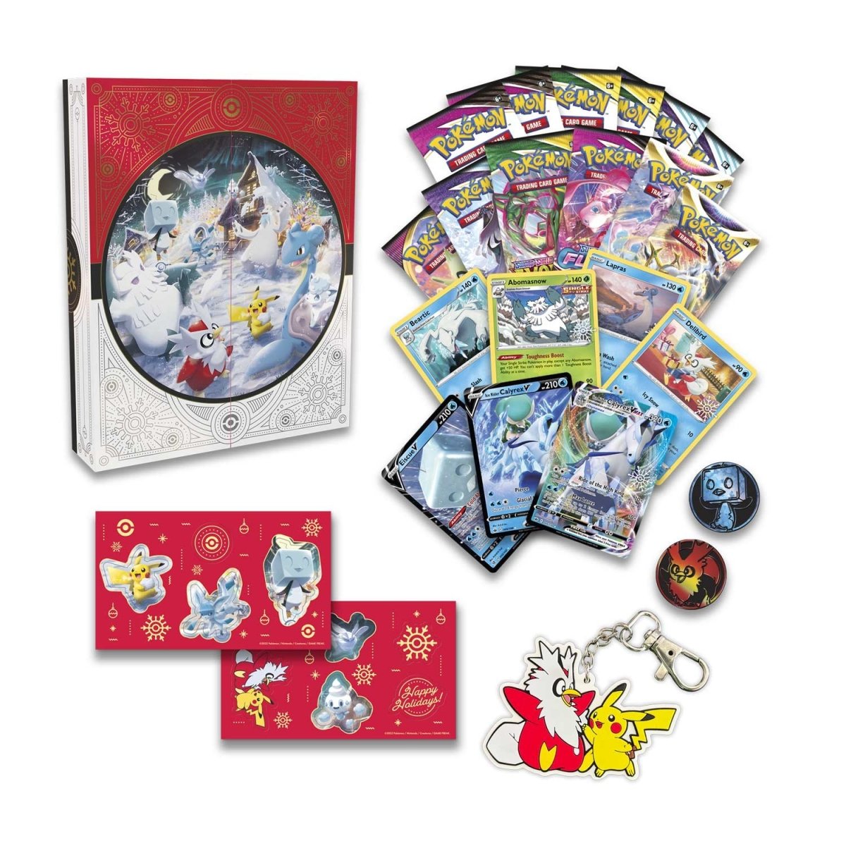 Pokemon TCG: Eiscue & Ice Rider Calyrex [Holiday Calendar Box]