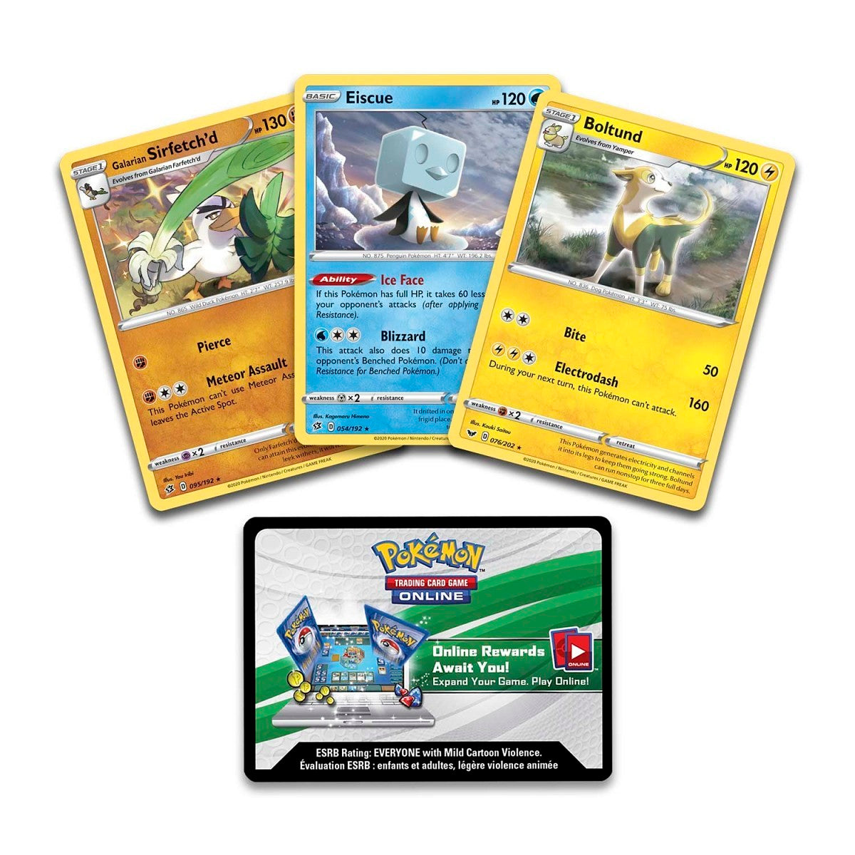 Pokemon TCG: English - Knock Out Collection Q1 [Boltund, Eiscue & Galarian Sirfetch'd]