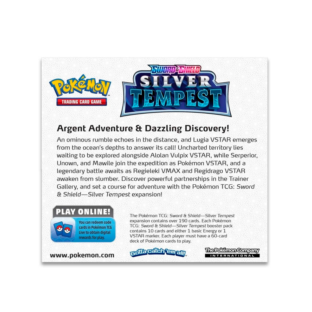 Pokemon TCG: Silver Tempest [Booster Box]