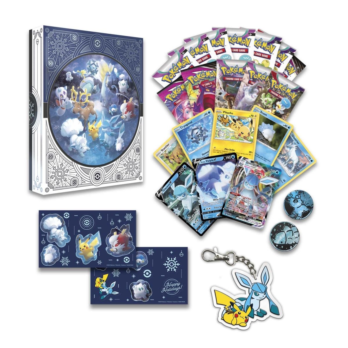 Pokemon TCG: Glaceon & Alolan Vulpix [Holiday Calendar Box]