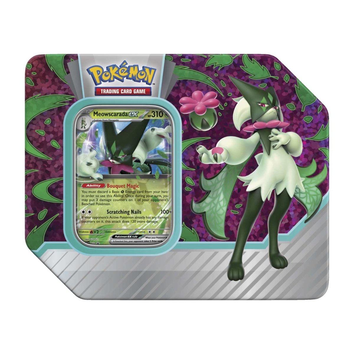 Pokemon English - Paldea Partners Tin [Meowscarada ex]