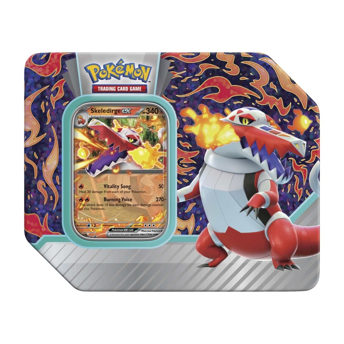Pokemon English - Paldea Partners Tin [Skeledirge ex]