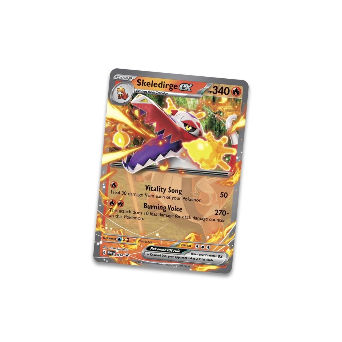 Pokemon English - Paldea Partners Tin [Skeledirge ex]
