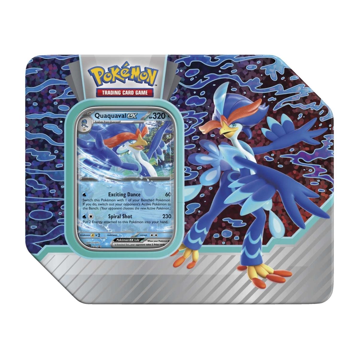 Pokemon English - Paldea Partners Tin [Quaquaval ex]