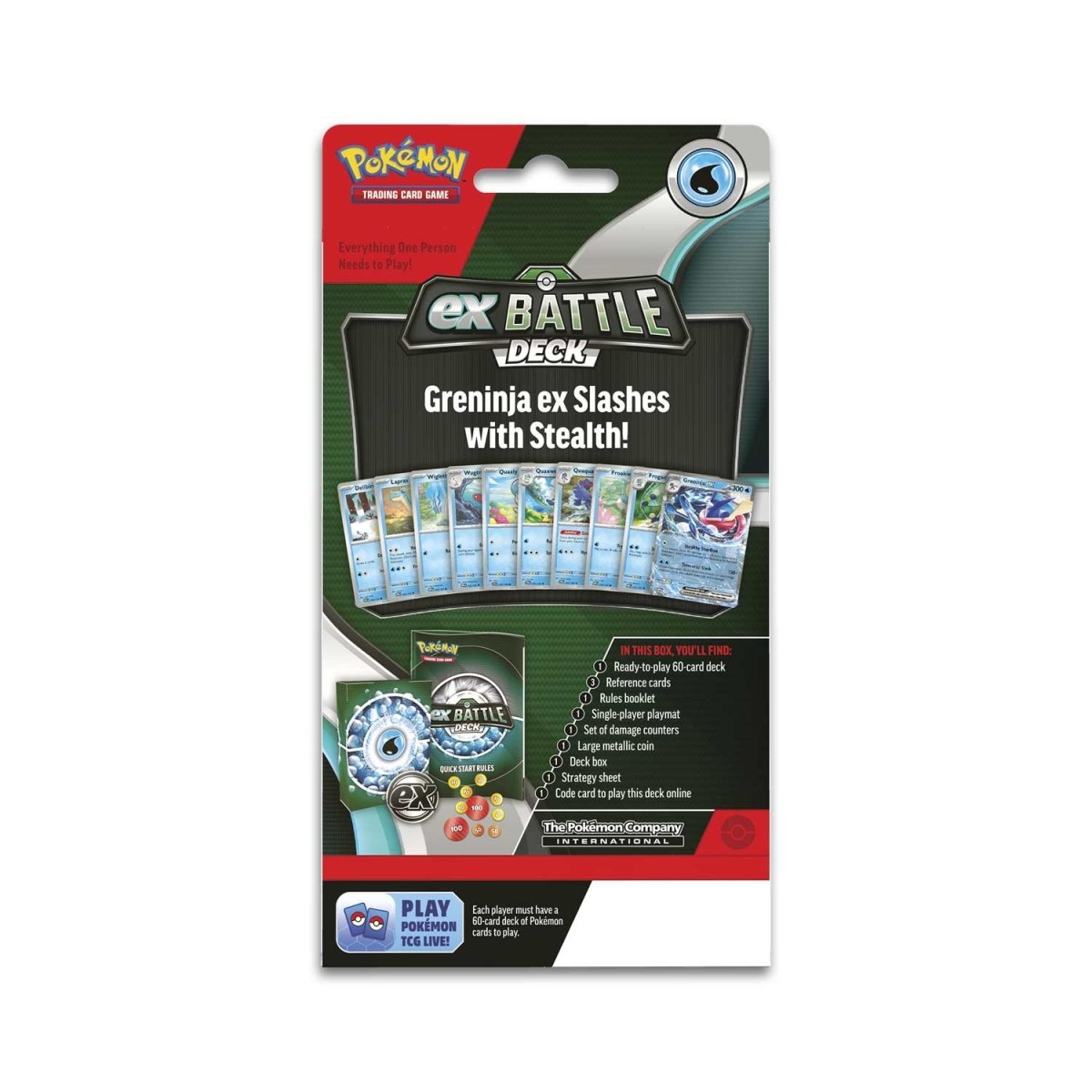 Pokemon TCG: Greninja ex [Battle Deck]