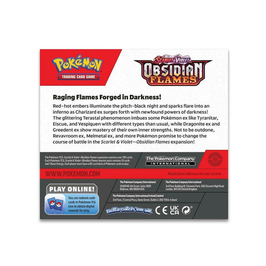 Pokemon English - Obsidian Flames - Booster Box