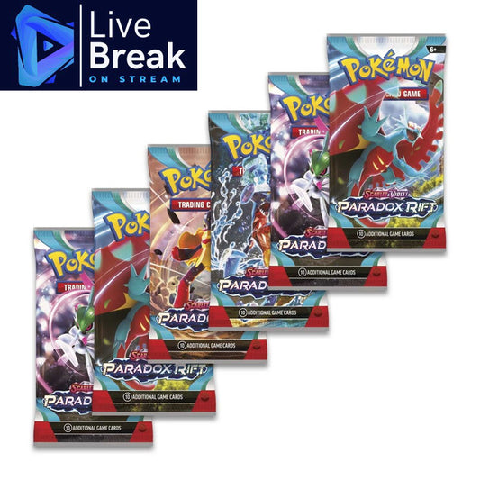 [LIVE BREAK] Pokemon - Paradox Rift - 6x Booster Packs