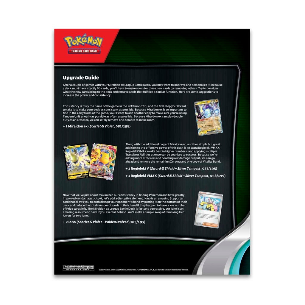Pokemon TCG: English - Miraidon & Regieleki EX League Battle Deck