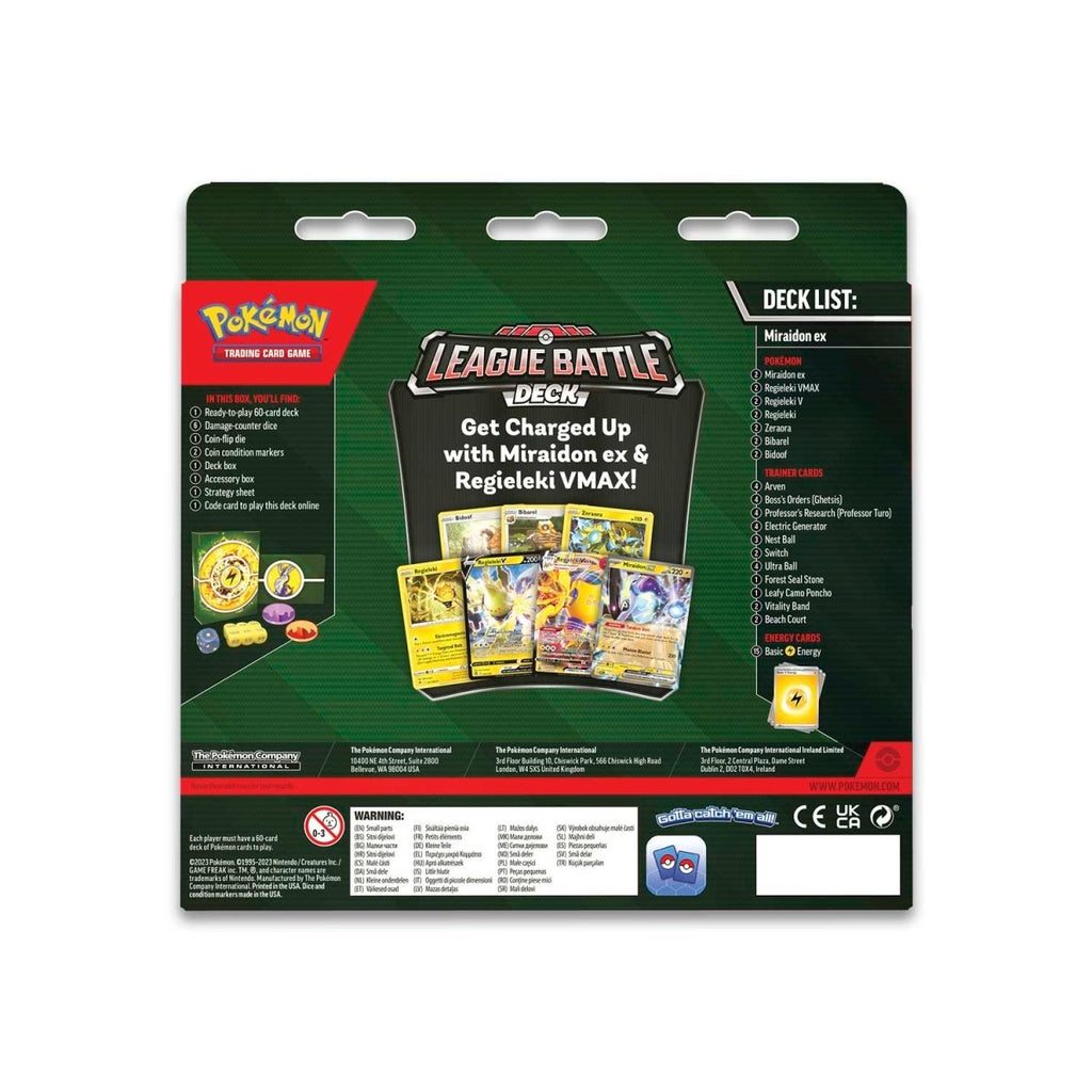 Pokemon TCG: English - Miraidon & Regieleki EX League Battle Deck