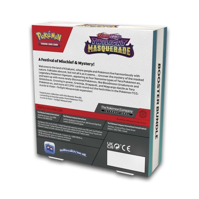 Pokemon - Twilight Masquerade - Booster Bundle (6 Packs)