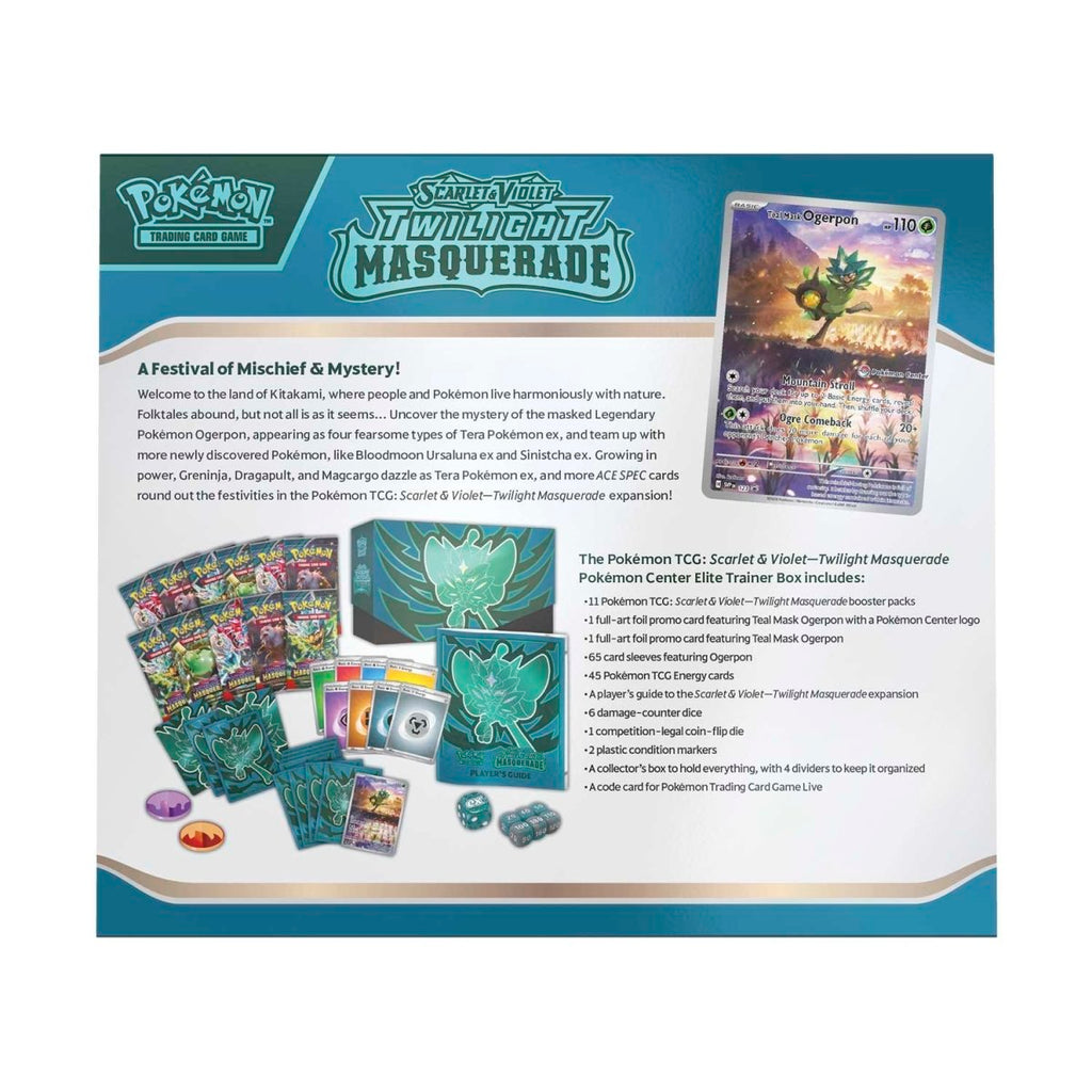 Pokemon TCG: Twilight Masquerade - Pokemon Center [Elite Trainer Box]