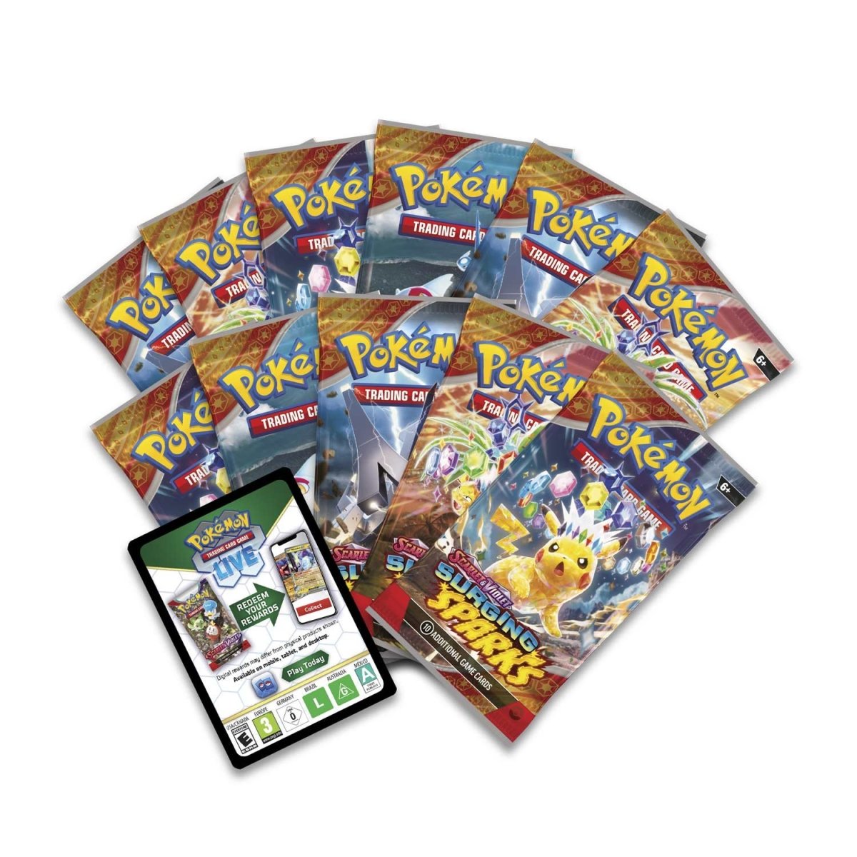 Pokemon TCG: Surging Sparks - Pokemon Center [Elite Trainer Box]