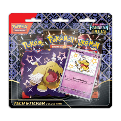 Pokemon - Paldean Fates - 3 Pack Blister [Shiny Greavard]