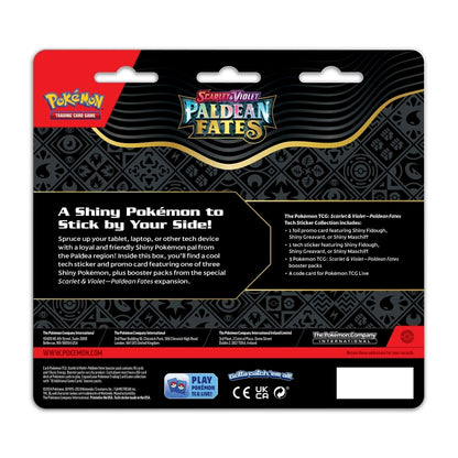 Pokemon - Paldean Fates - 3 Pack Blister [Shiny Greavard]