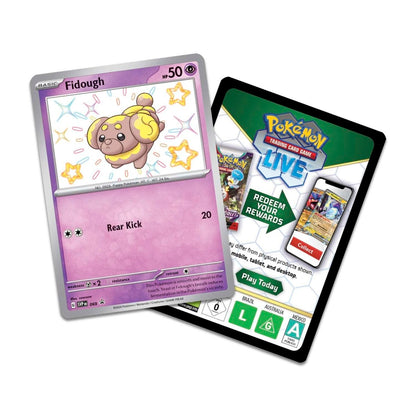 Pokemon - Paldean Fates - 3 Pack Blister [Shiny Fidough]