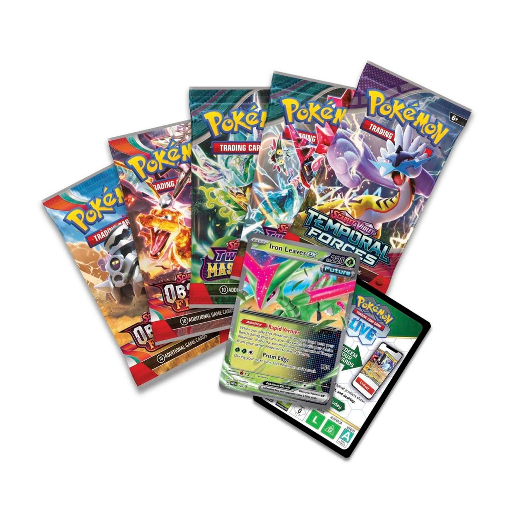 Pokemon - Paradox Clash Tin [Iron Leaves ex]