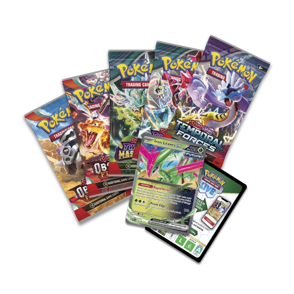 Pokemon - Paradox Clash Tin [Iron Leaves ex]