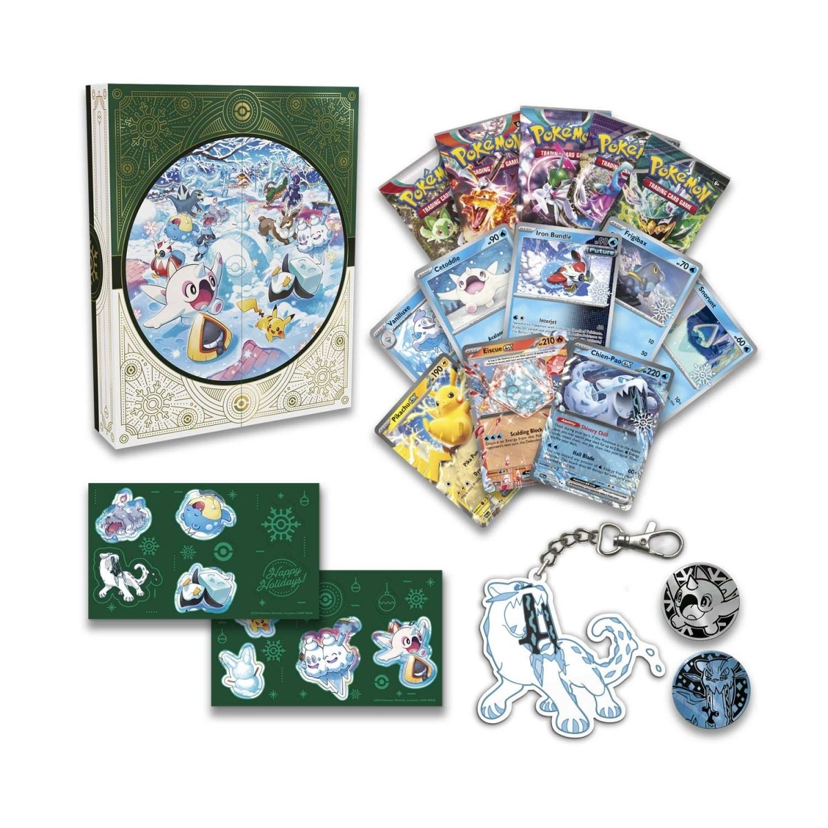 Pokemon TCG: Chien-Pao, Frigibax, Cetoddle [Holiday Calendar Box]