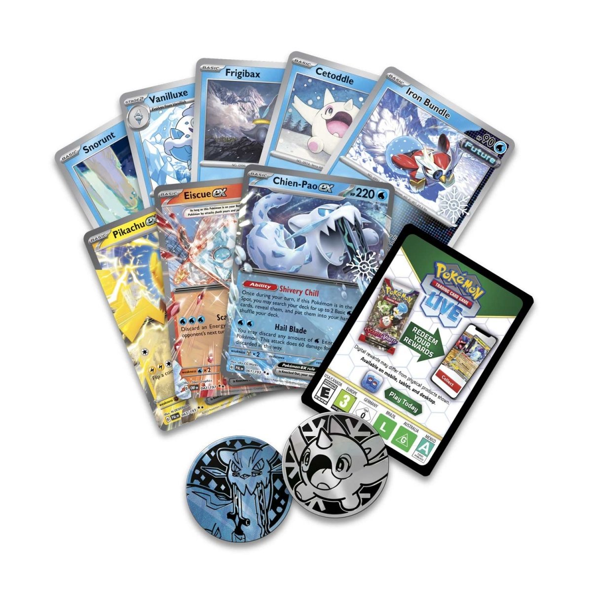 Pokemon TCG: Chien-Pao, Frigibax, Cetoddle [Holiday Calendar Box]