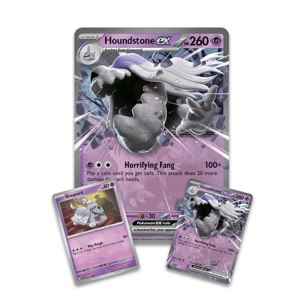 Pokemon English - Houndstone ex Box