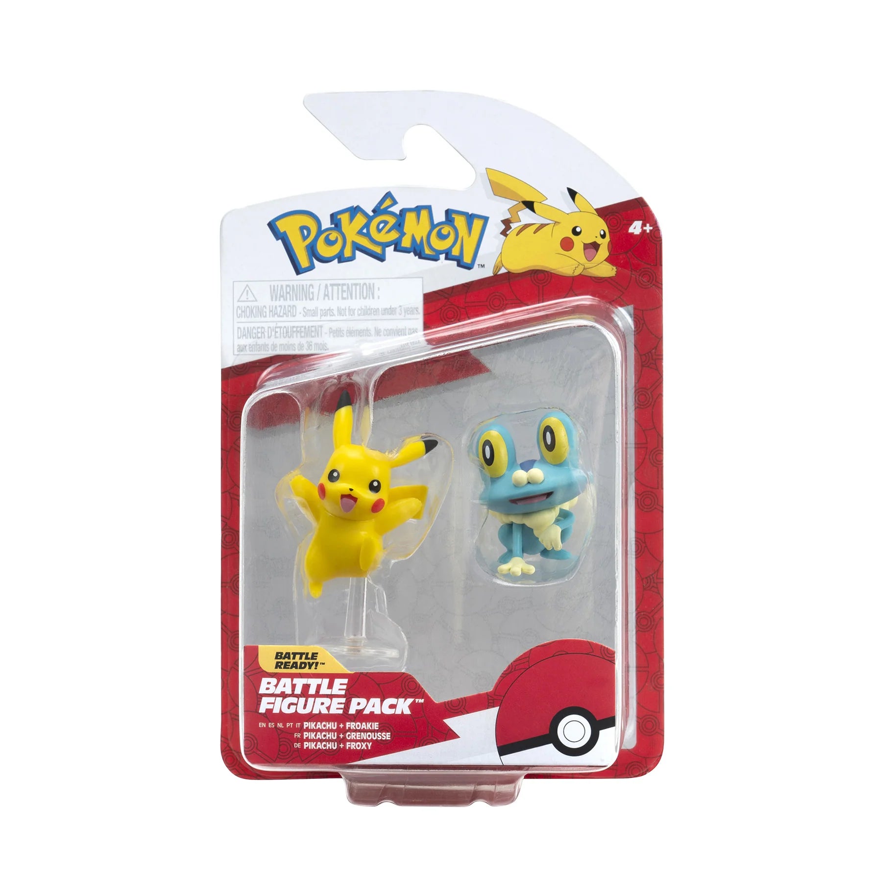 Pokemon: Froakie and Pikachu - Battle [Figure]
