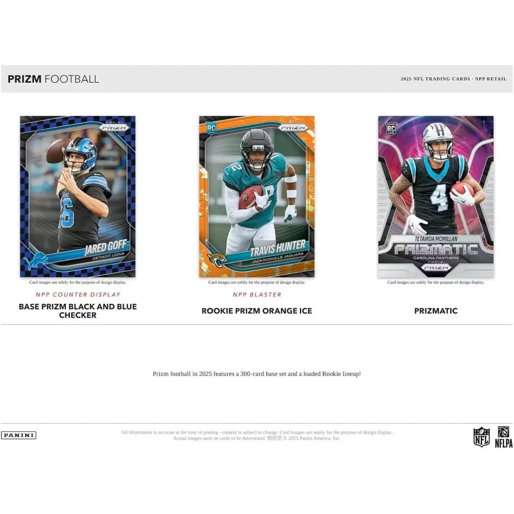 Panini: 2025 Prizm Football [Hobby Blaster Box]