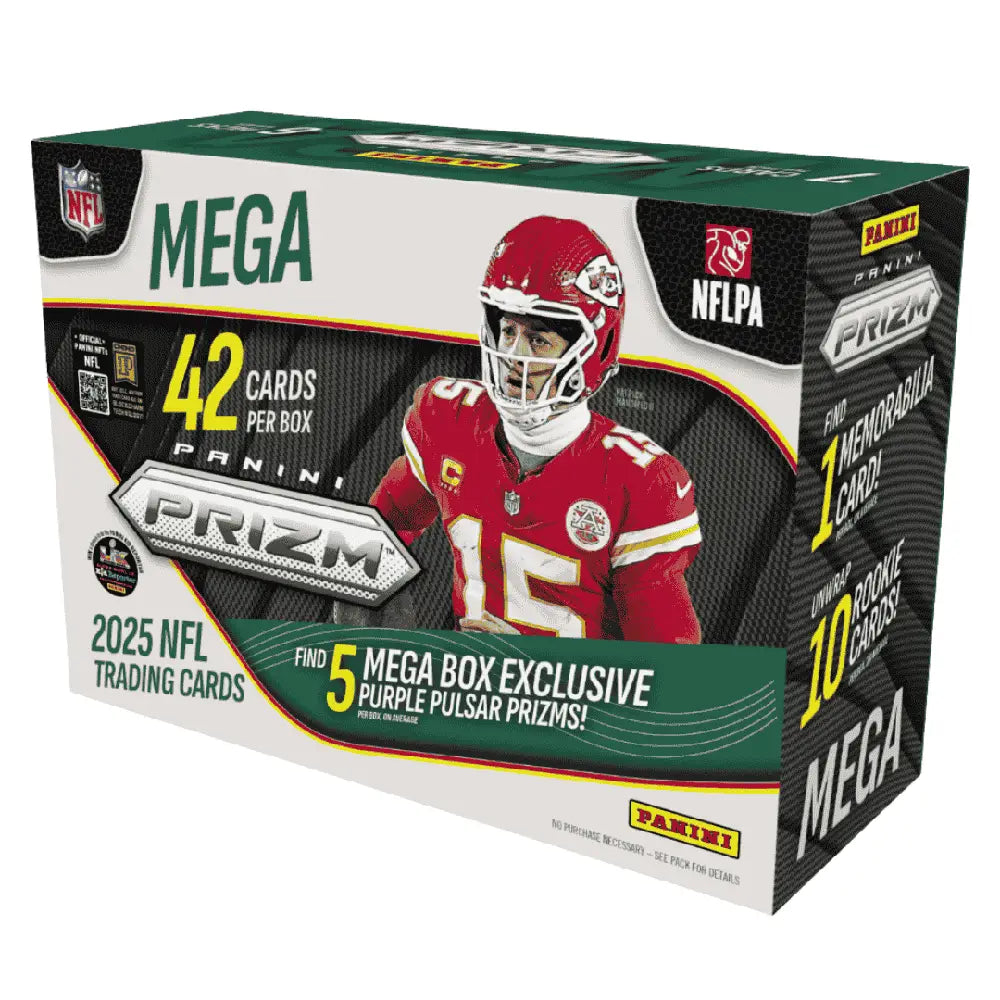 Panini: 2025 Prizm Football [Hobby Mega Box]