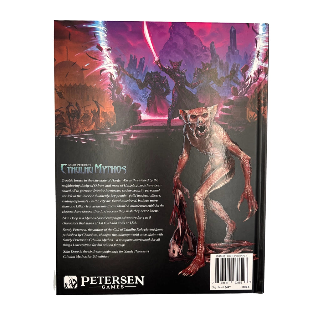 Dungeons & Dragons: Peterson Games Cthulhu Mythos - Skin Deep An Epic Mythos Adventure 5e [Book]