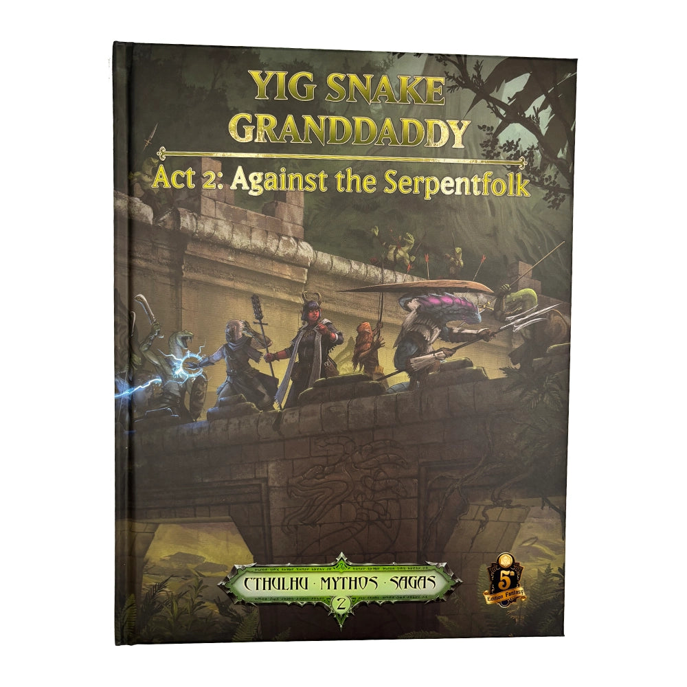 Dungeons & Dragons: Peterson Games Cthulhu Mythos - Yig Snake Granddaddy Act 2: Against the Serpentfolk 5e [Book]