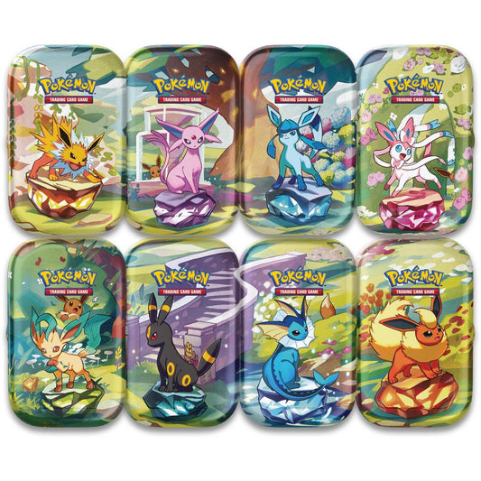Pokemon English - Prismatic Evolutions - Mini Tin Display