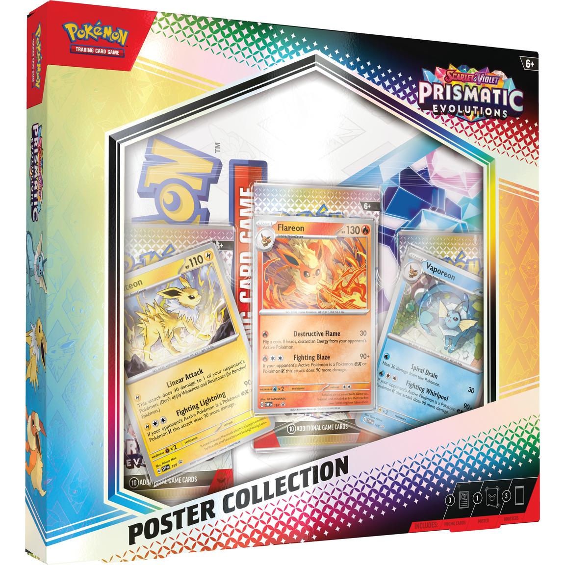 Pokemon English - Prismatic Evolutions - Poster Collection