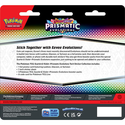 Pokemon - Prismatic Evolutions - Tech Sticker Collection [Glaceon]