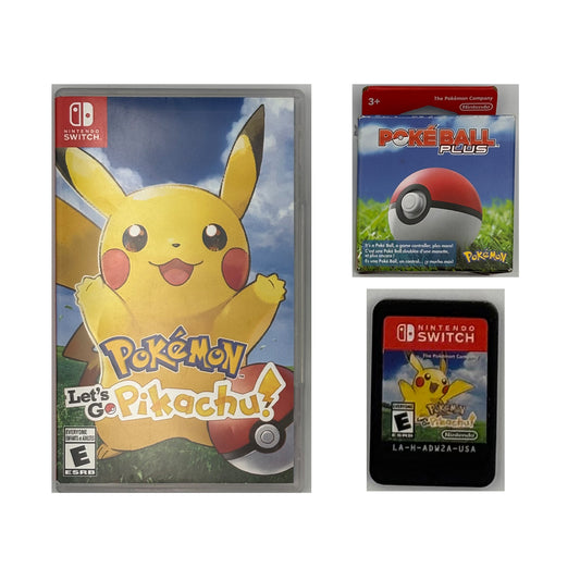 Nintendo: Switch - Pokemon Let's Go Pikachu - Pokeball Plus Edition [Game]