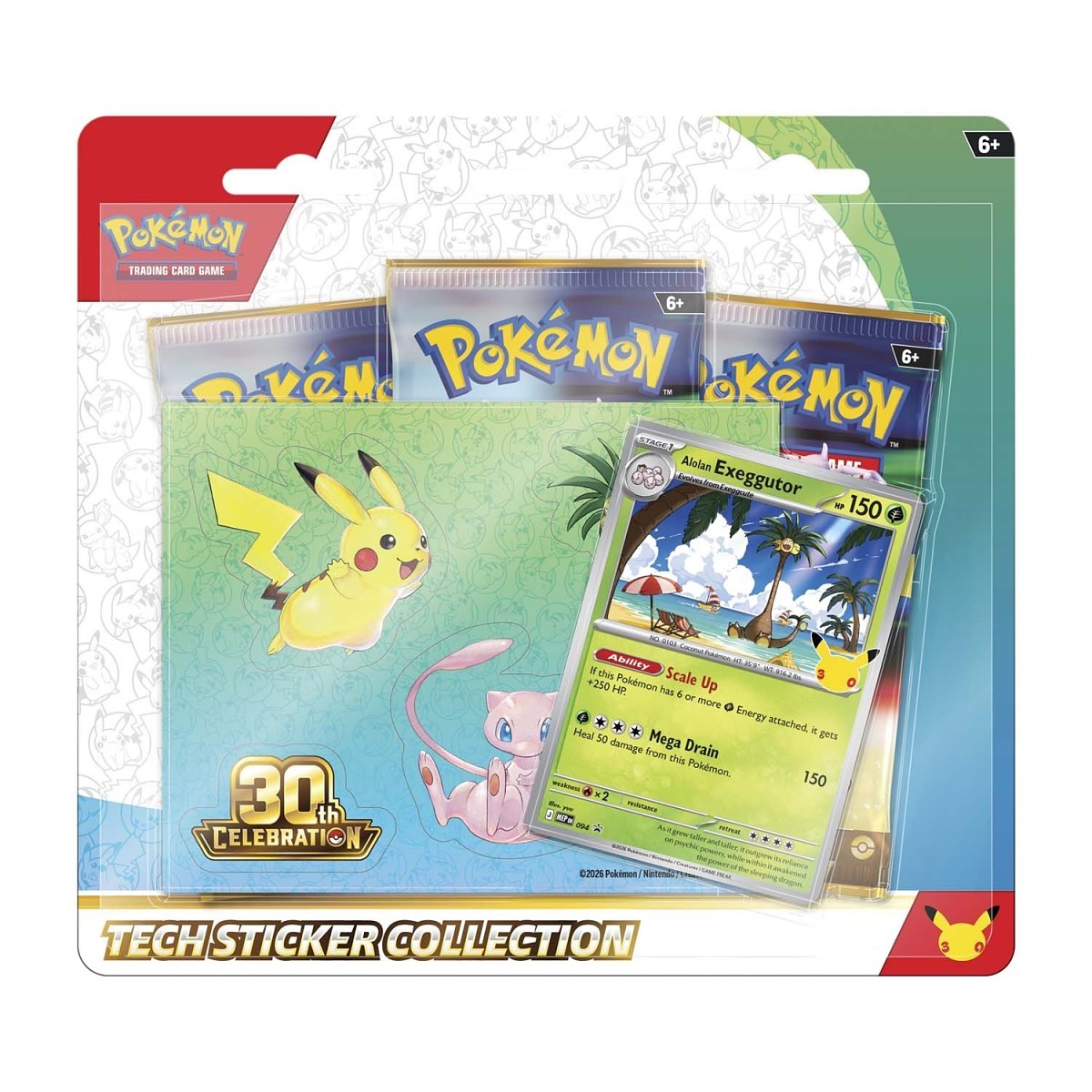 Pokemon TCG: 30th Celebration [Tech Stickers]