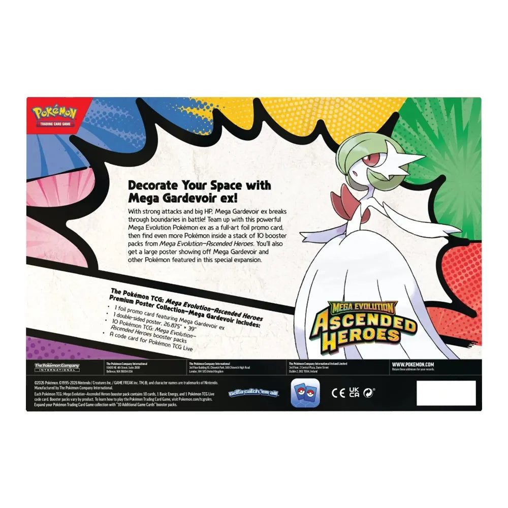 Pokemon TCG: Mega Evolution - Ascended Heroes [Premium Poster Blue Mist Pokemon TCG: Mega Evolution - Ascended Heroes [Premium Poster Blue Mist