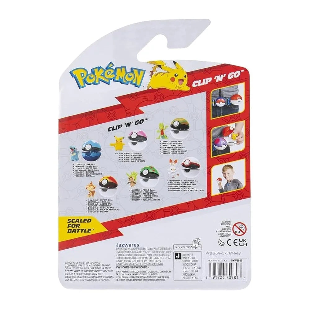 Pokemon: Treecko Nest Ball - Clip N Go Battle [Figure]