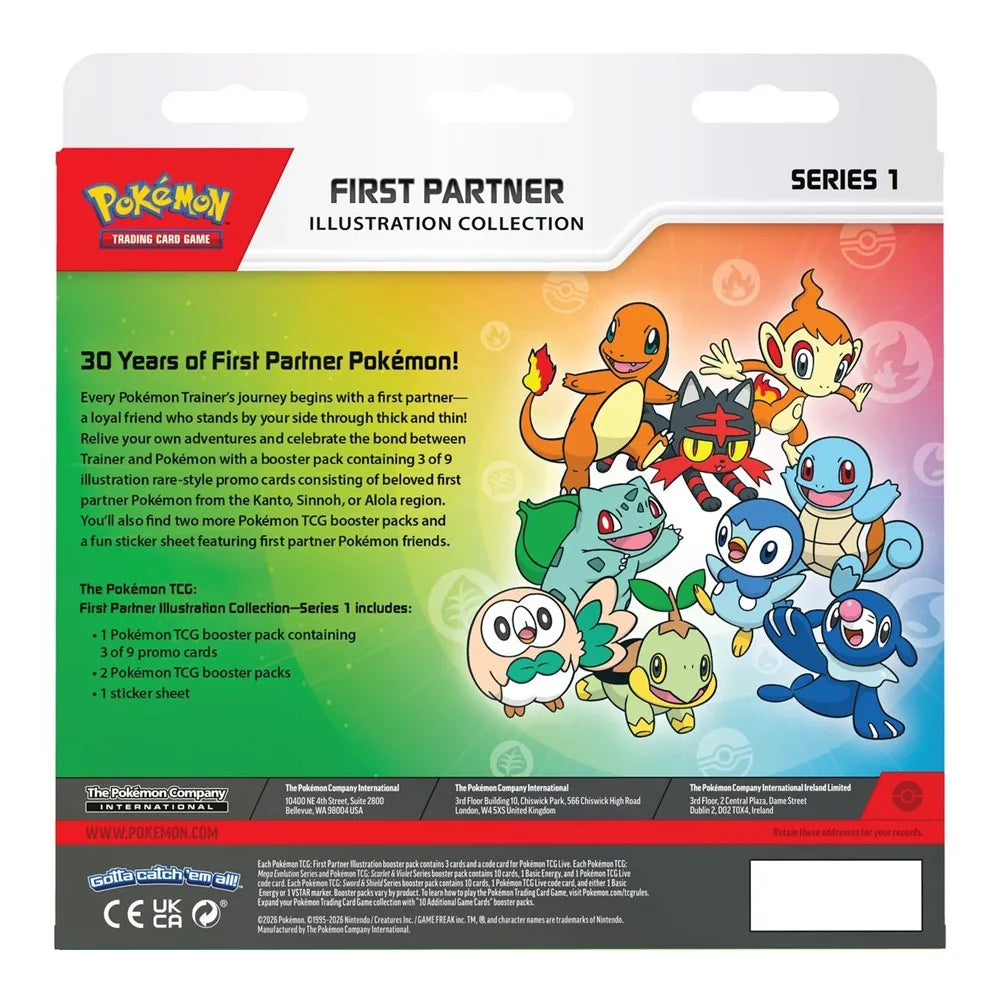 Pokemon TCG: First Partner - Series 1 [Illustration Collection] Pokemon TCG English