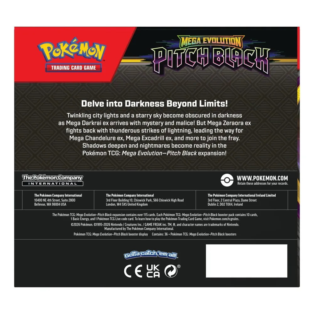 Pokemon TCG: Mega Evolution - Pitch Black [Booster Box]
