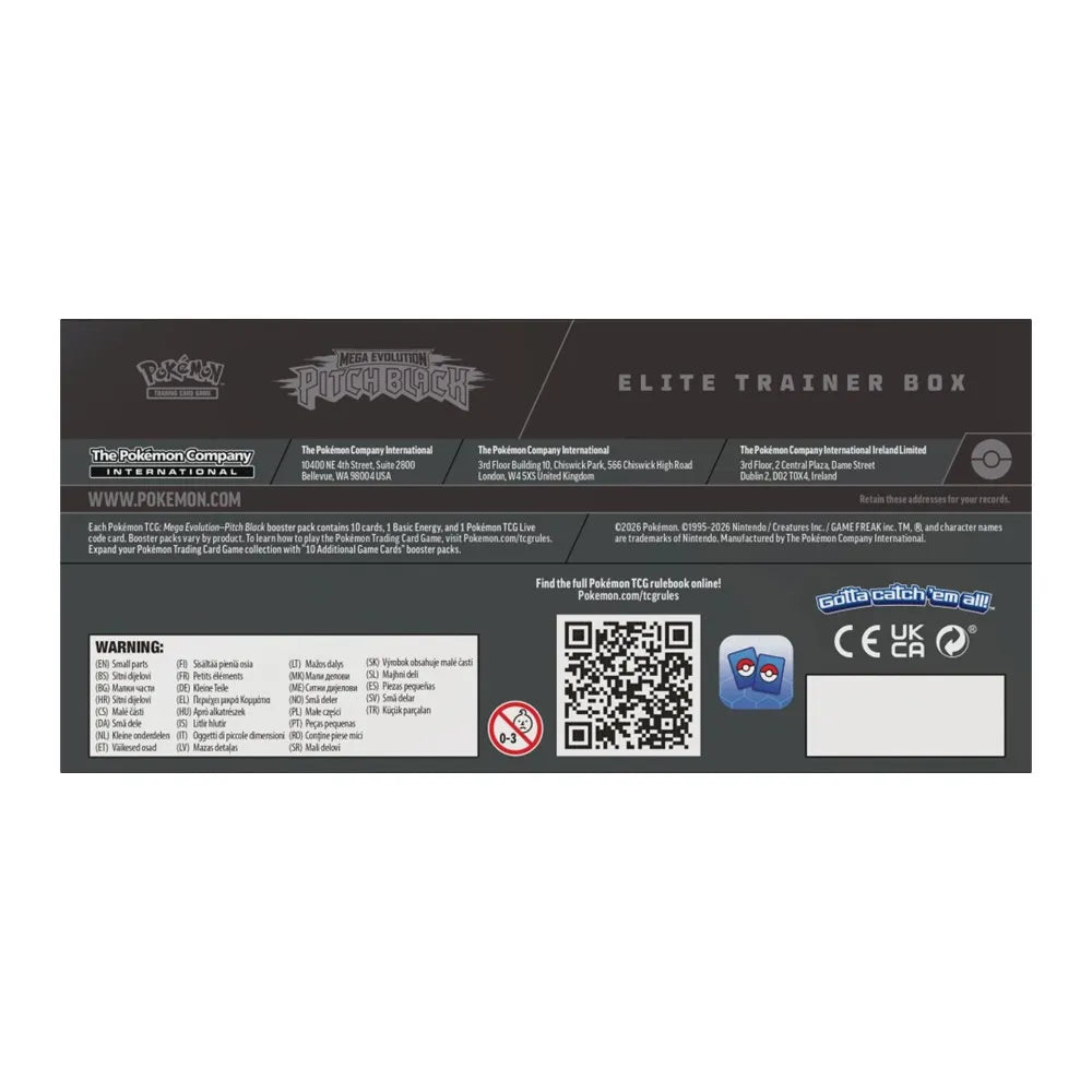 Pokemon TCG: Mega Evolution - Pitch Black [Elite Trainer Box]