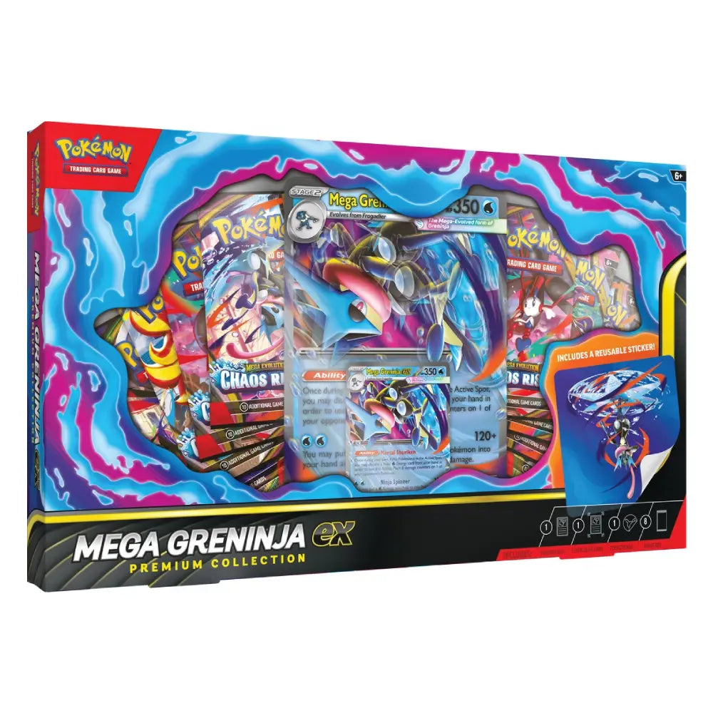 Pokemon TCG Mega Greninja ex Premium Collection Box