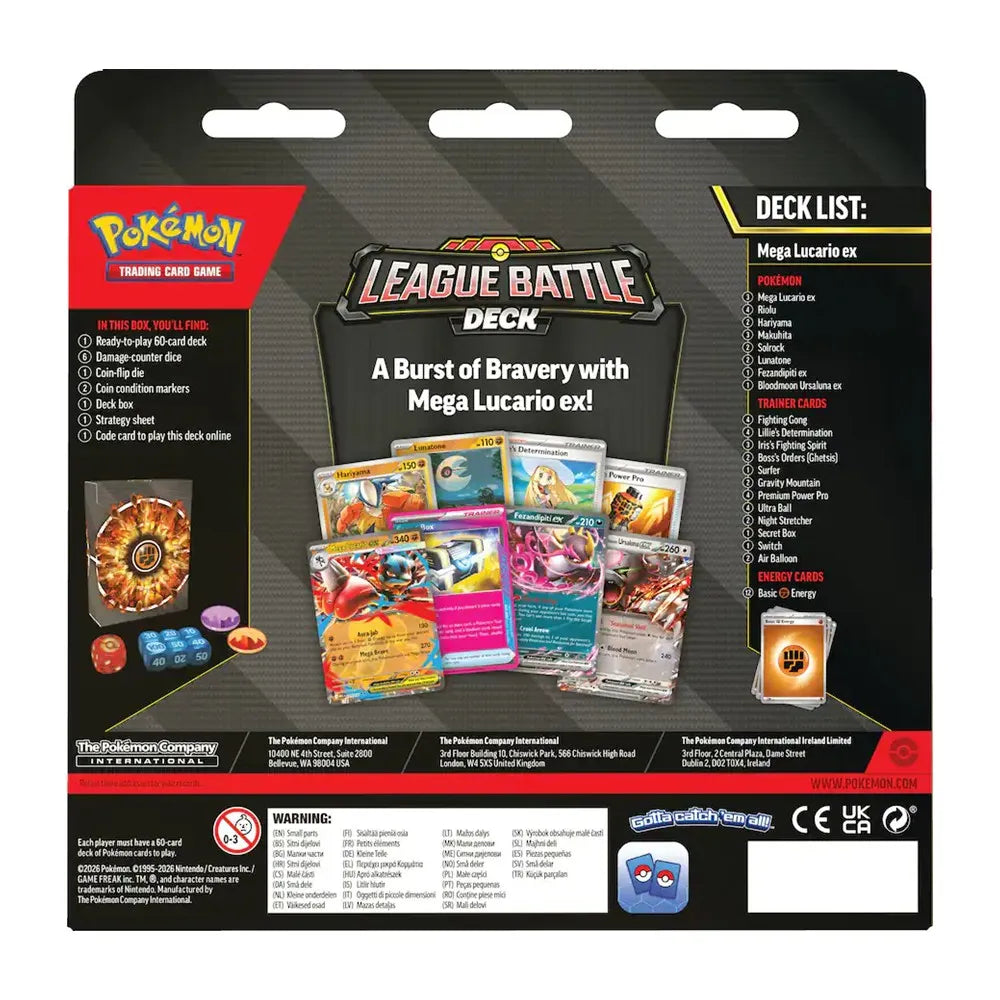 Pokemon TCG: Mega Lurcario ex [League Battle Deck] Pokemon TCG English