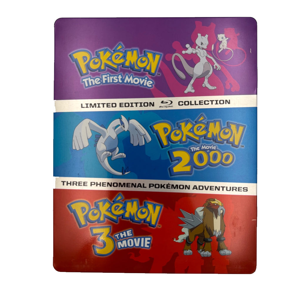 Pokemon The Movie 1-3 Steelbook Bluray [Movie]