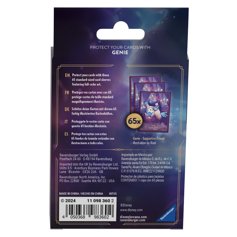 Disney Lorcana TCG - Ursulas Return - Genie [Card Sleeves]