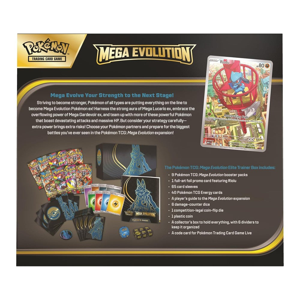 Pokémon TCG: Mega Evolution - Mega Lucario [Elite Trainer Box]