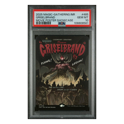 Magic the Gathering: PSA 10 Griselbrand INR 485 + Free Slab Bumper