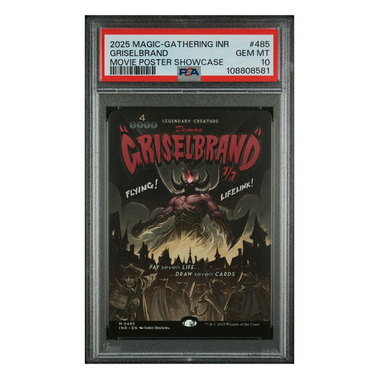 Magic the Gathering: PSA 10 Griselbrand INR 485 + Free Slab Bumper