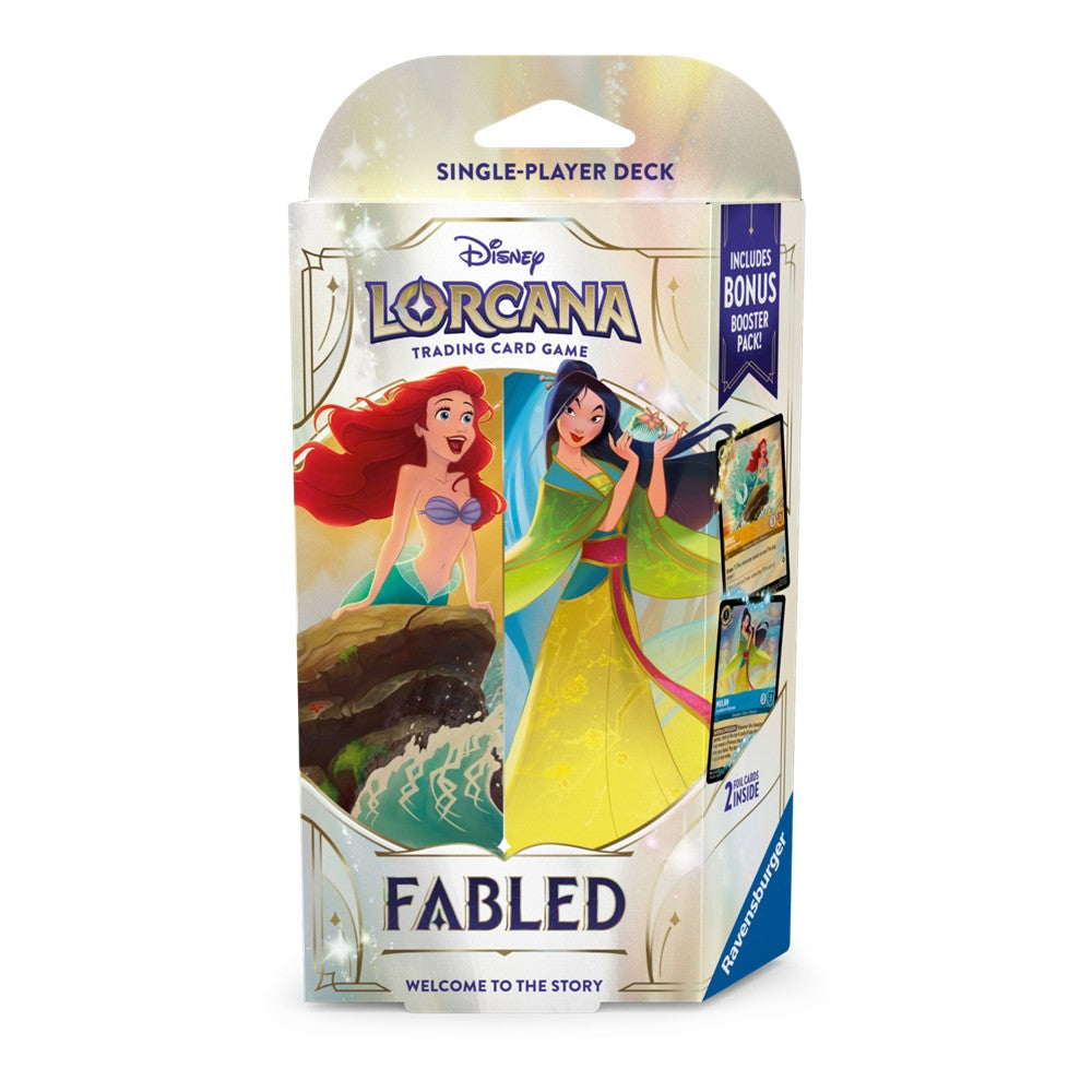 Disney Lorcana TCG: Fabled - Amber and Sapphire [Starter Deck]